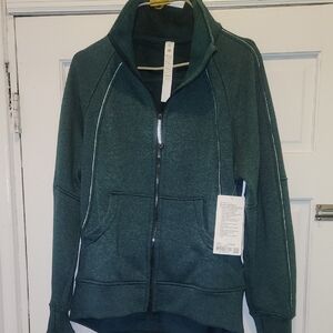 Lululemon Athletica Green Zip-Up Jacket